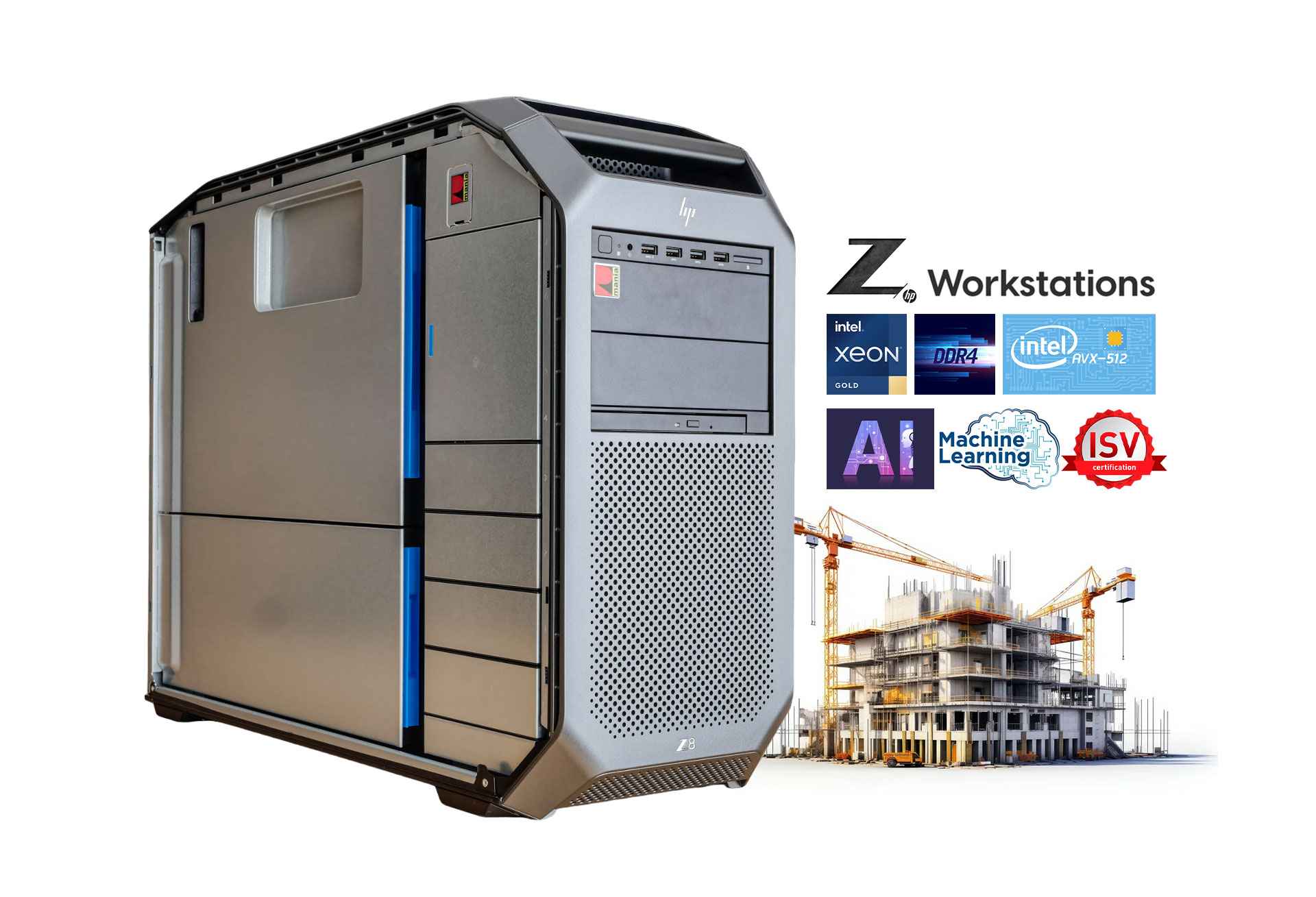 HP Z8 G4 2x Xeon Platinum 8260 64GB DDR4 NVMe Quadro P2200