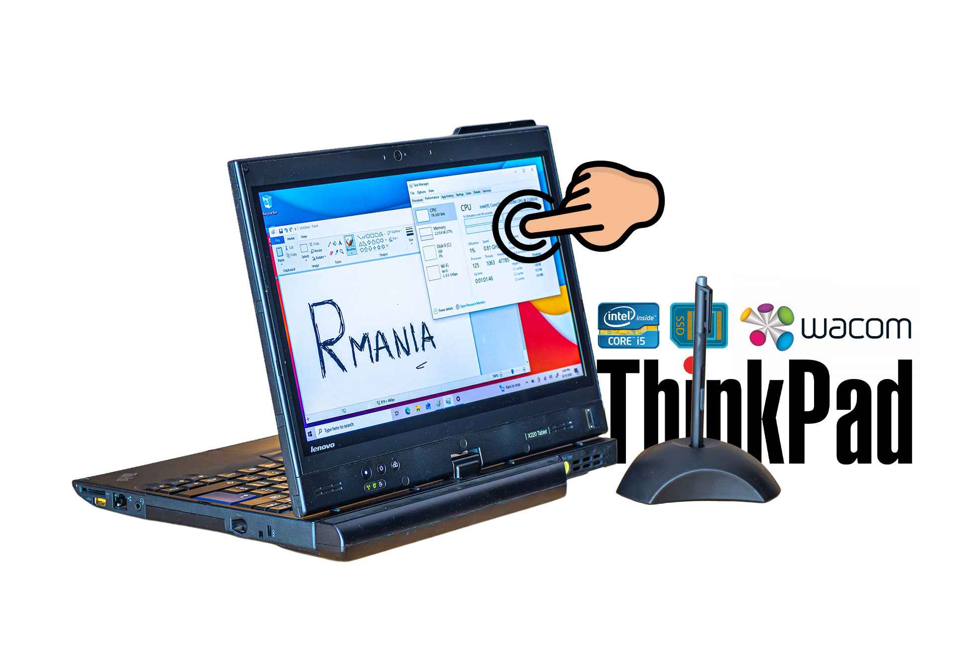 Lenovo Thinkpad X220 Tablet core i5-2520M 6GB RAM SSD IPS Touch Wacom