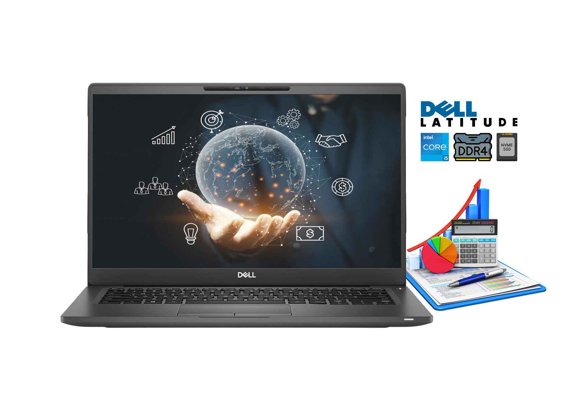 Dell Latitude 7400 i5-8365U NVMe FHD IPS Camera