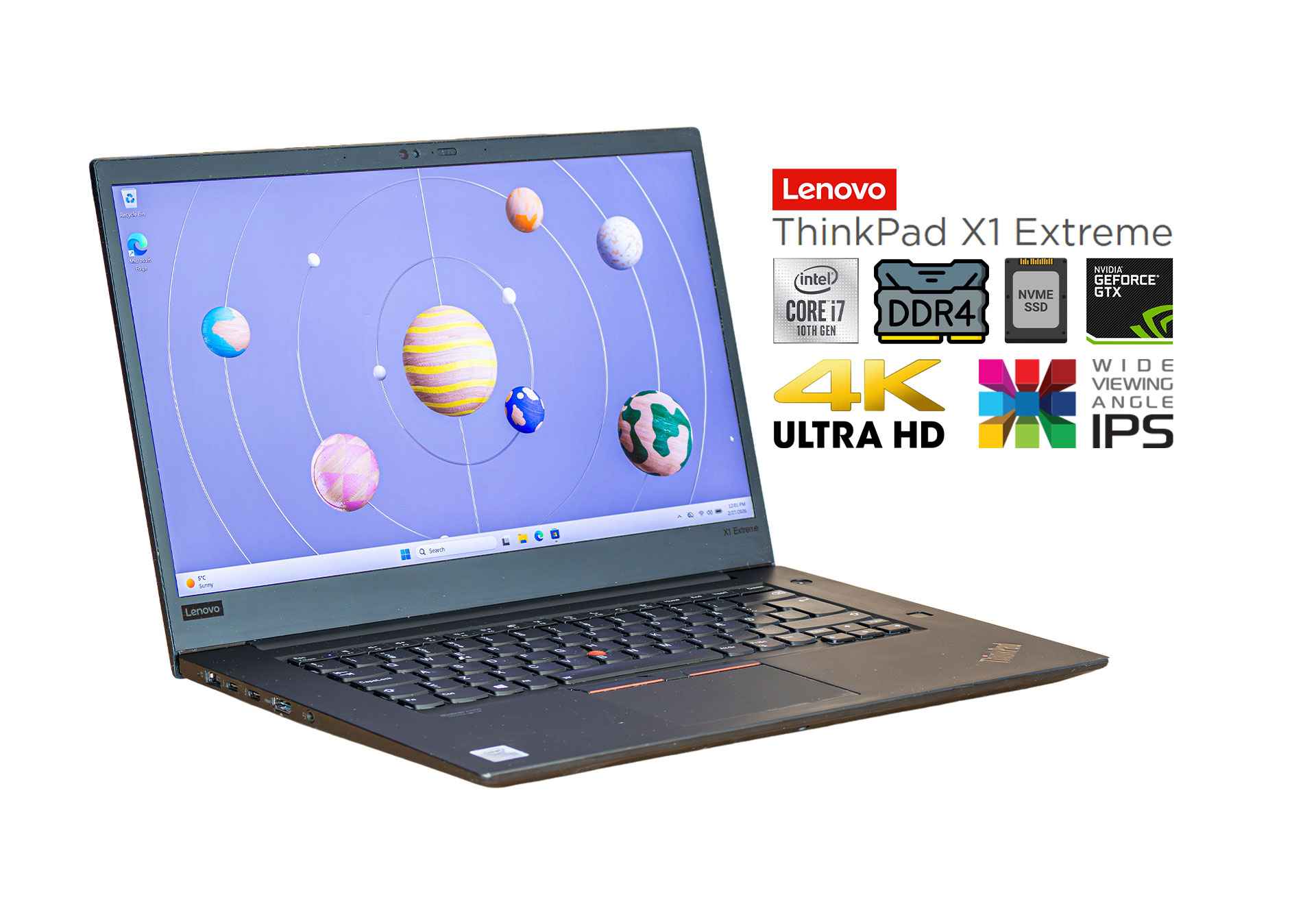 Lenovo Thinkpad X1 Extreme Gen 3 i7-10750H 4K IPS GTX 1650 Ti