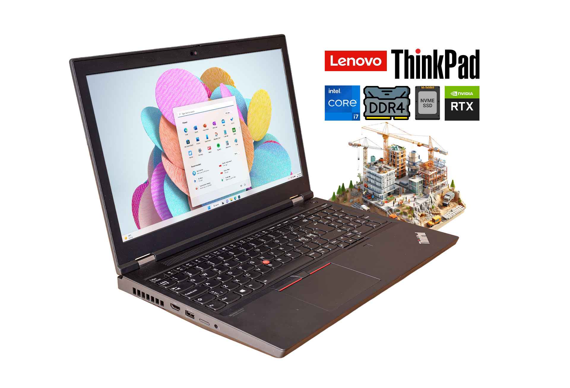 Lenovo Thinkpad P15 Gen2 i7-11850H 32GB RAM NVMe FHD IPS RTX A2000