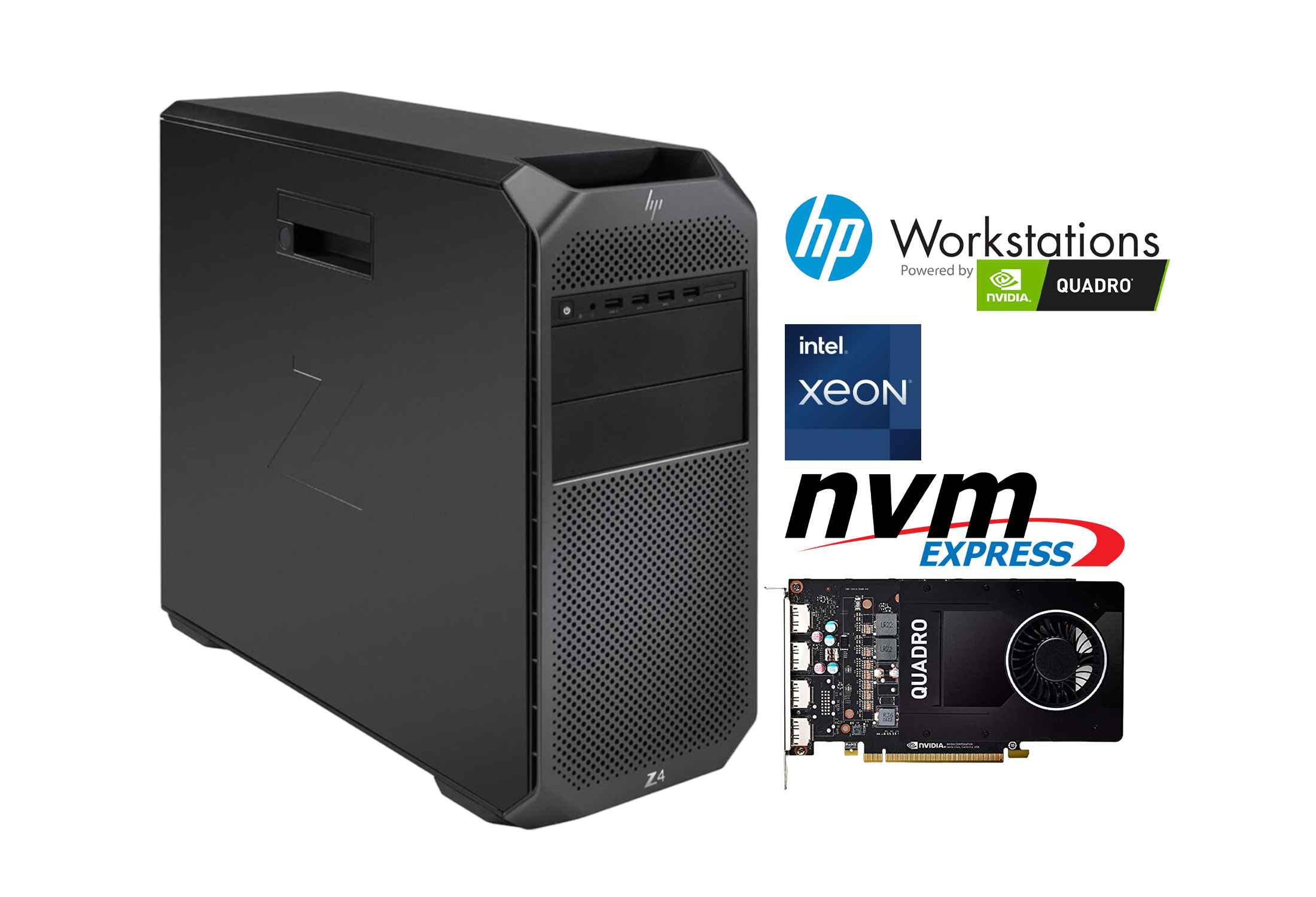 HP Z4 G4 Xeon W-2225 32GB DDR4 NVMe Quadro RTX 4000