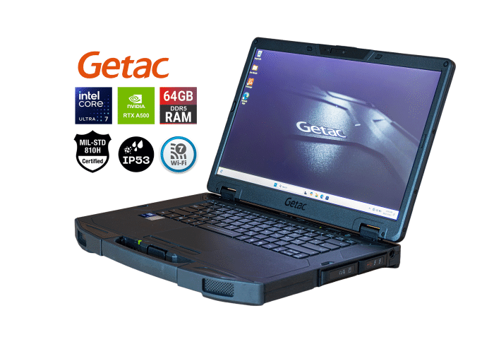 Getac S510 Rugged Ultra 7 165U 64GB DDR5 NVMe RTX A500 5G GPS WiFi 7-2ynRD.gif