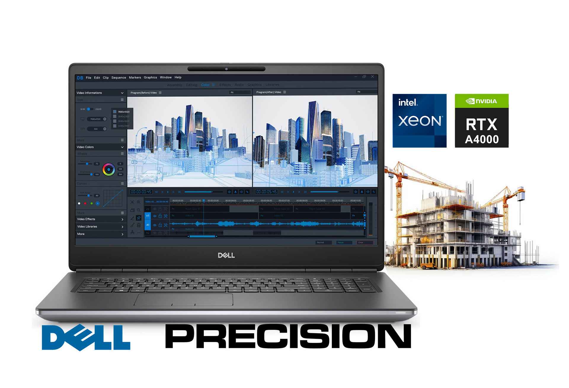Dell Precision 7760 Xeon W-11855M NVMe FHD IPS RTX A4000
