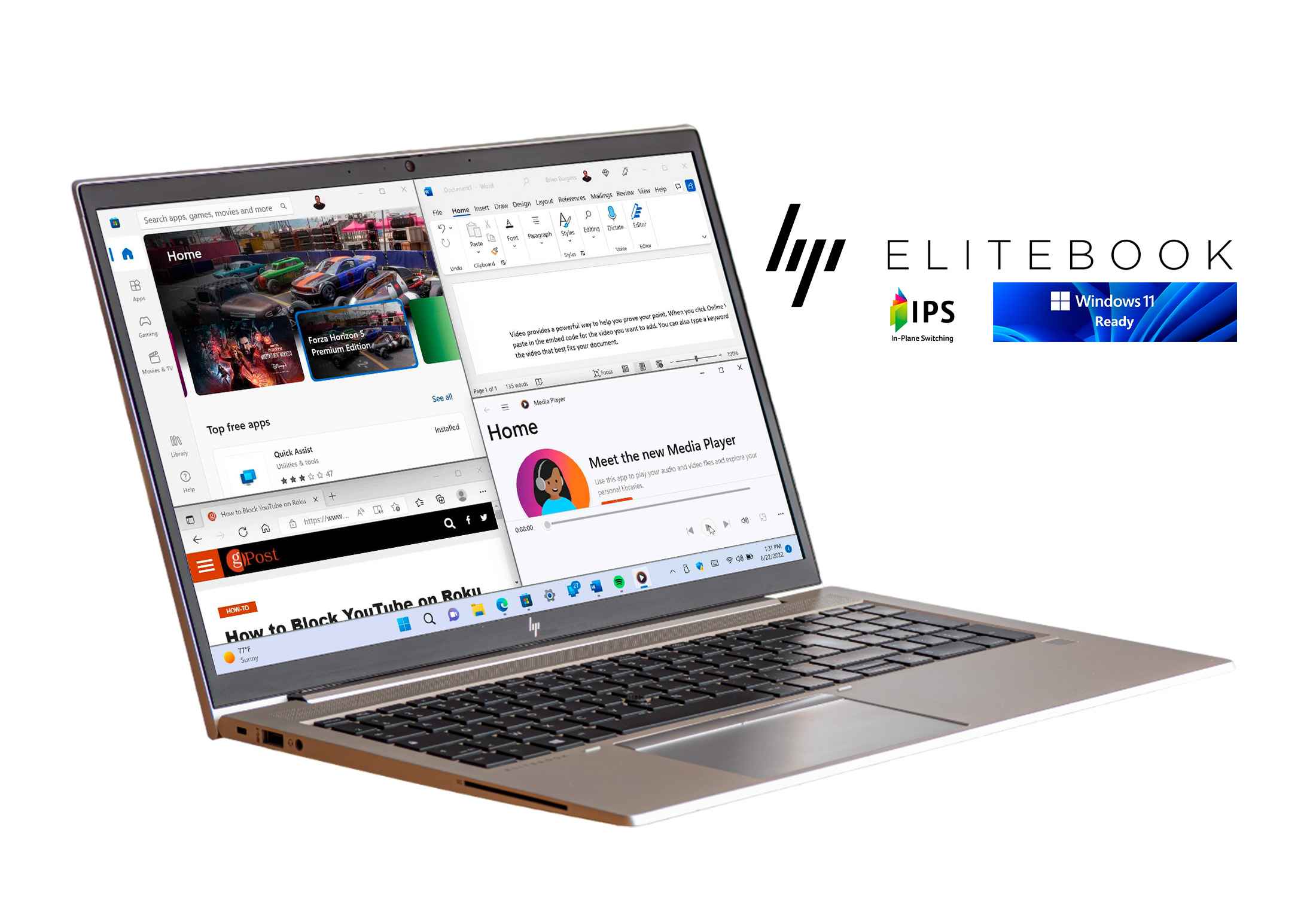 HP Elitebook 855 G8 Ryzen 3 5400U 16GB RAM FHD IPS
