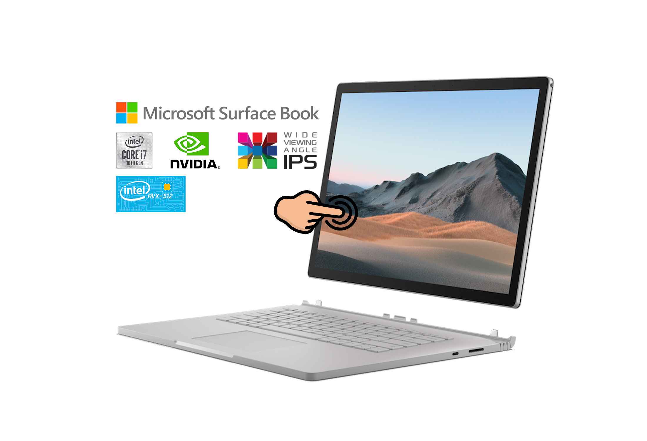 Microsoft Book 3 15 Inch i7-1065G7 32GB RAM 1TB NVMe IPS 3240x2160 Touch GTX 1660 Ti