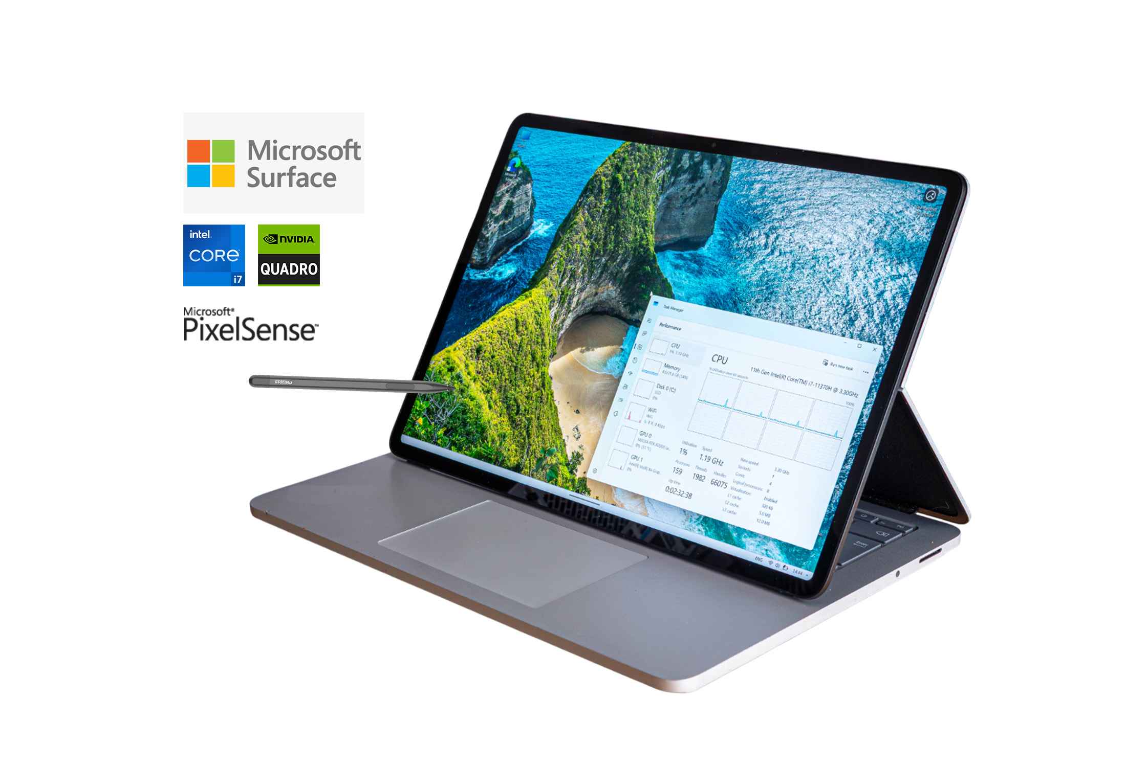 Surface Laptop Studio 2 i7 32GB RAM 1TB NVMe 2400x1600 Touch IPS 120Hz RTX A2000