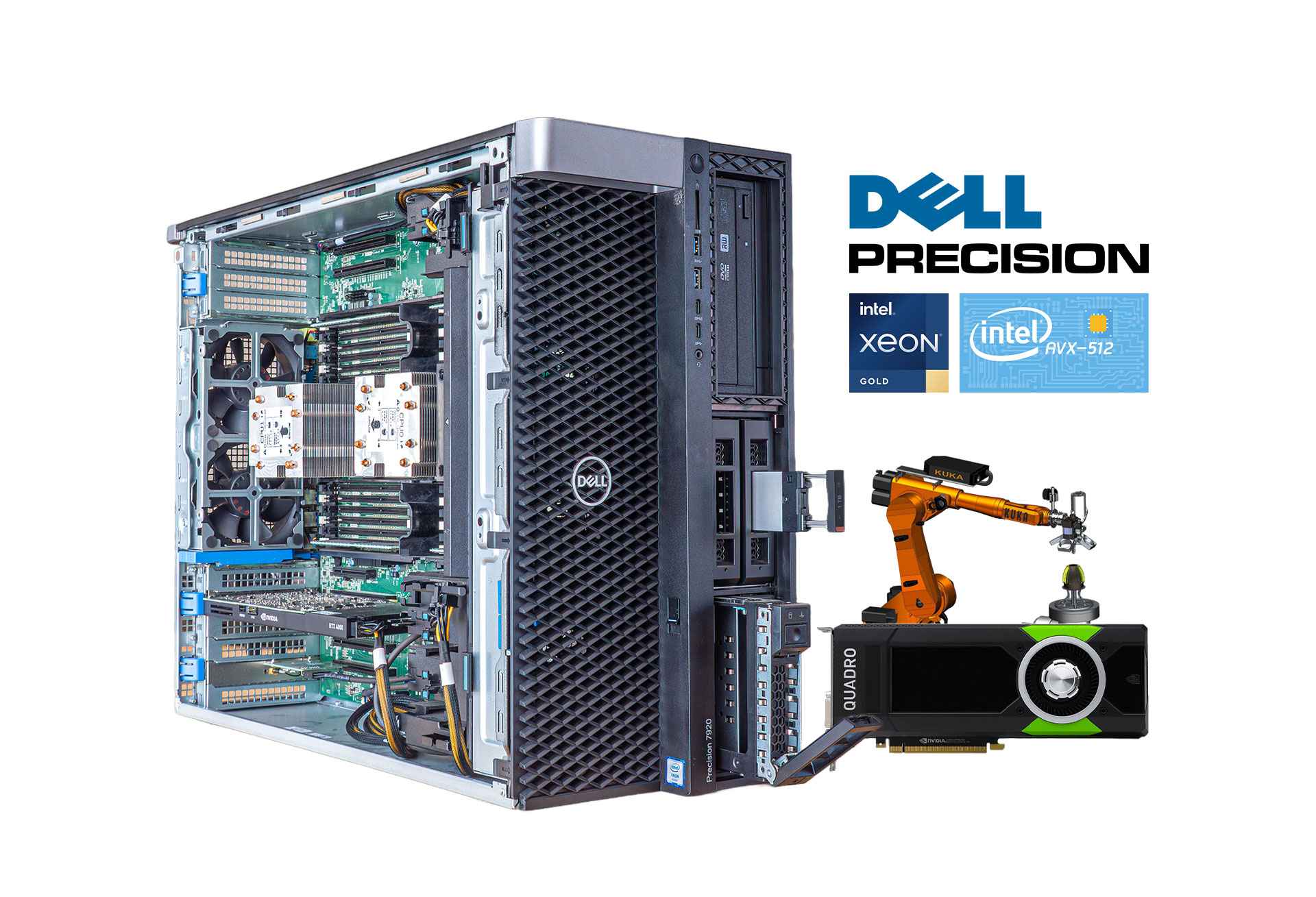 Dell Precision 7920 2x Xeon GOLD 5218 256GB RAM Quadro P4000 WiFi