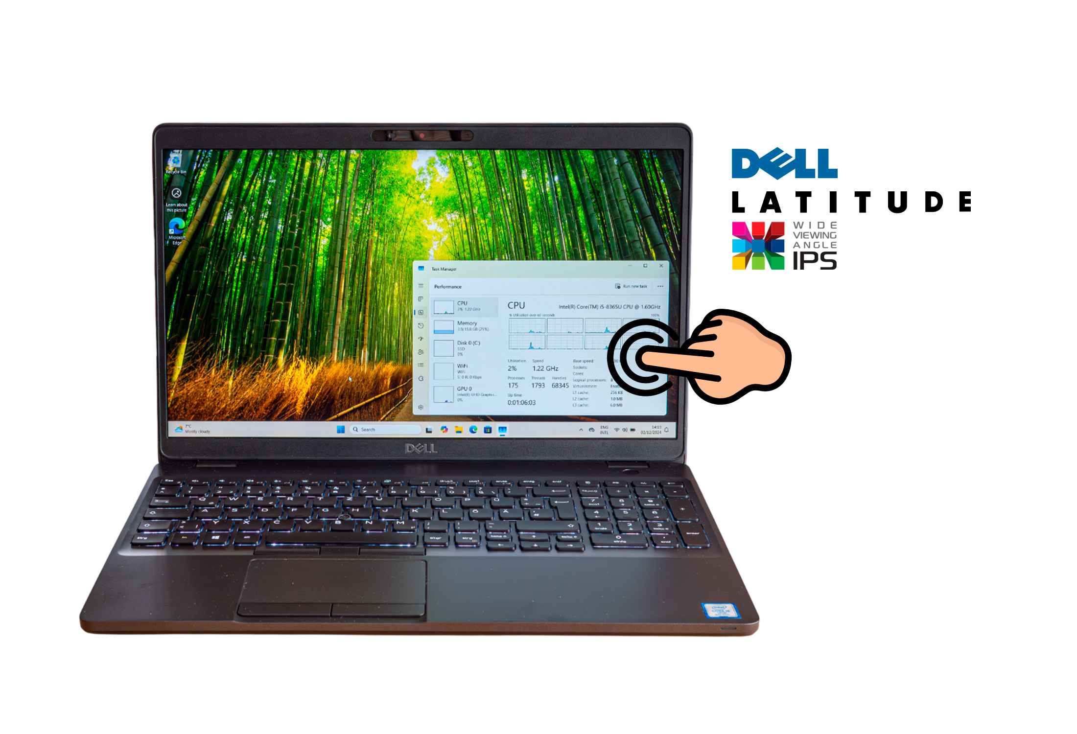 DELL Latitude 5500 i5-8365U 16GB RAM NVMe FHD IPS Touchscreen 4G