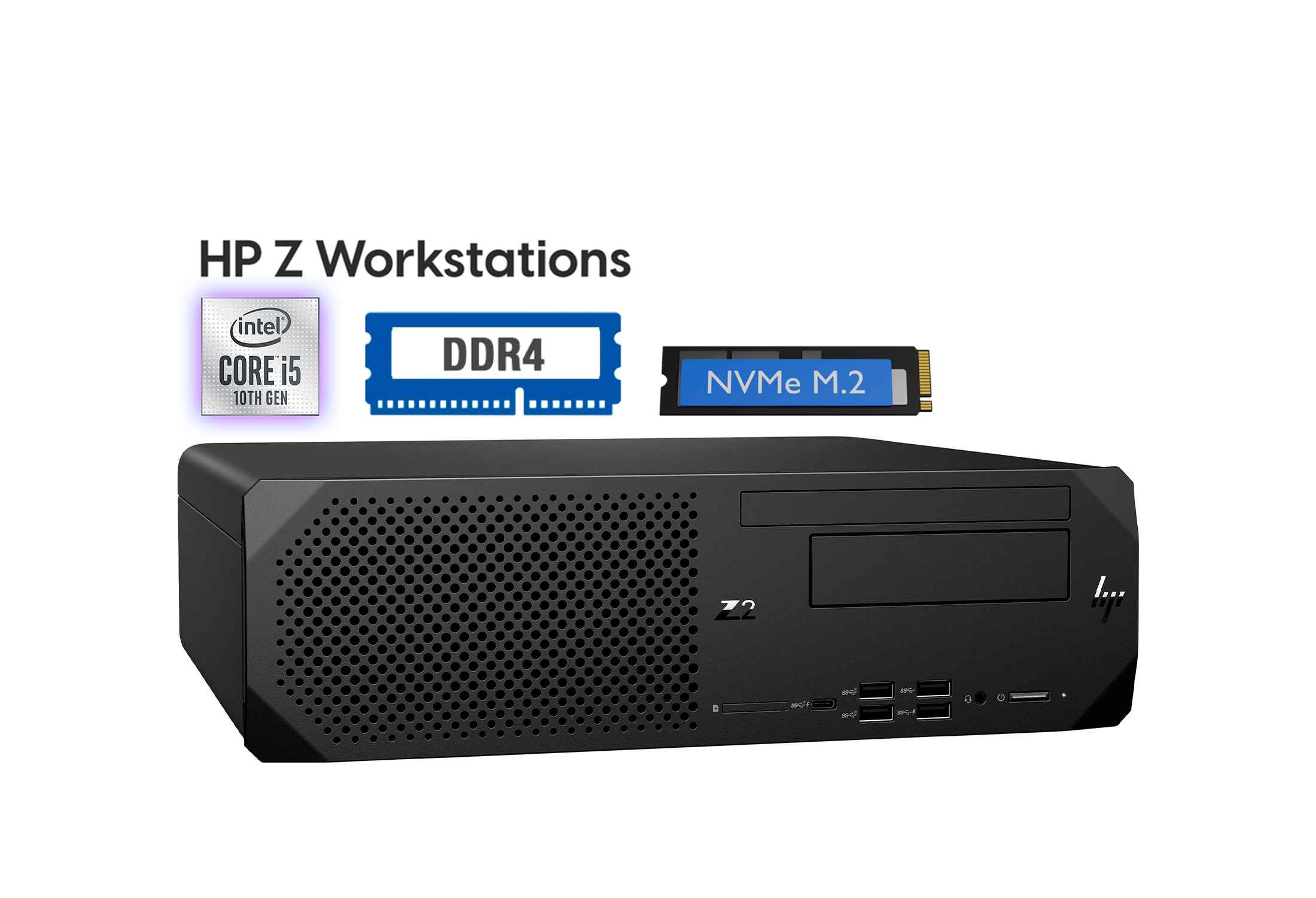 HP Z2 G5 SFF Workstation i5-10600 32GB RAM NVMe UHD Graphics