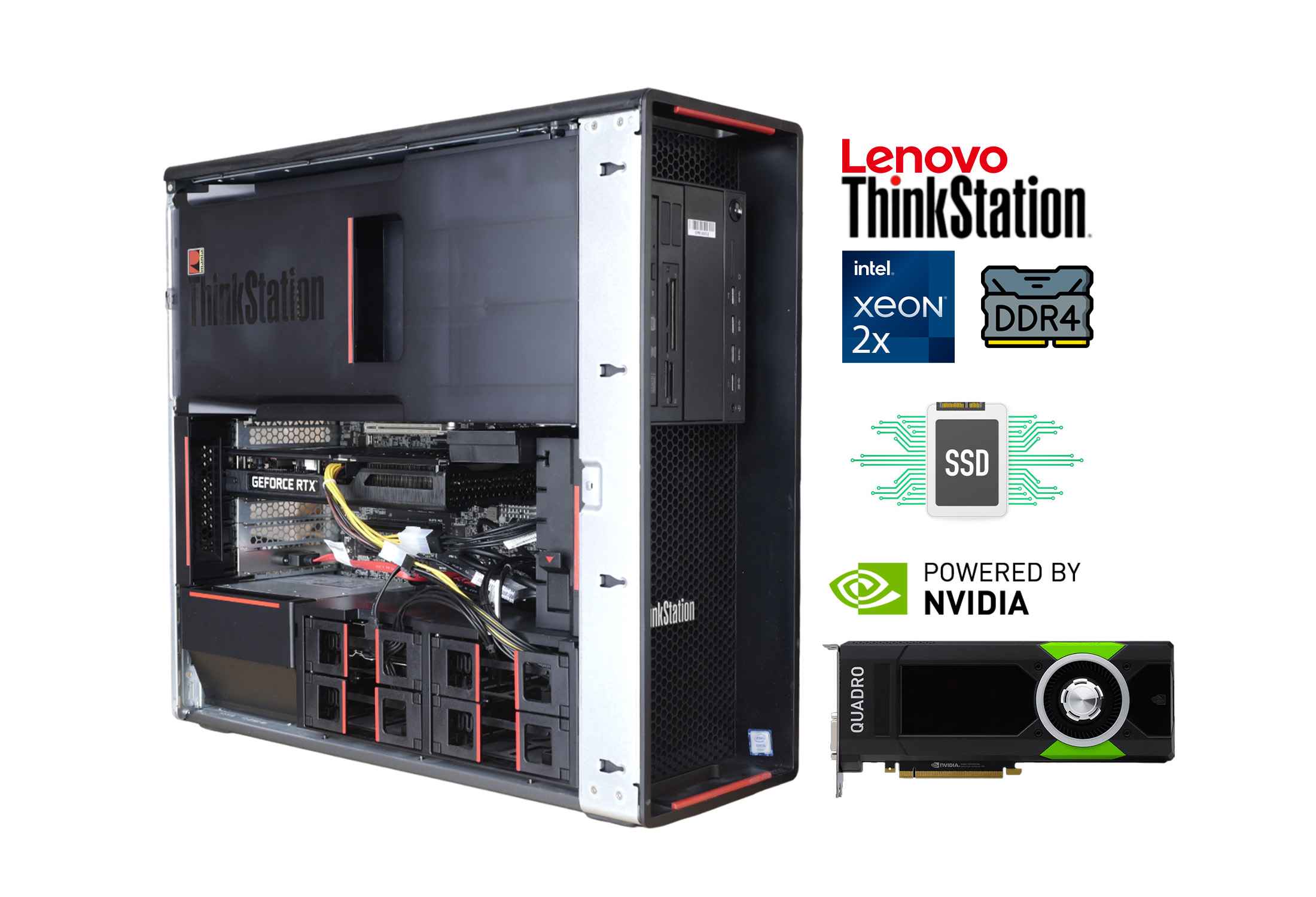 Lenovo Thinkstation P700 2x Xeon E5-2620v3 DDR4 SSD Quadro K620