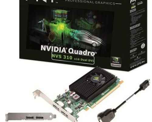 Nvidia Quadro NVS 310 PCI-E with DisplayPort to DVI Cable