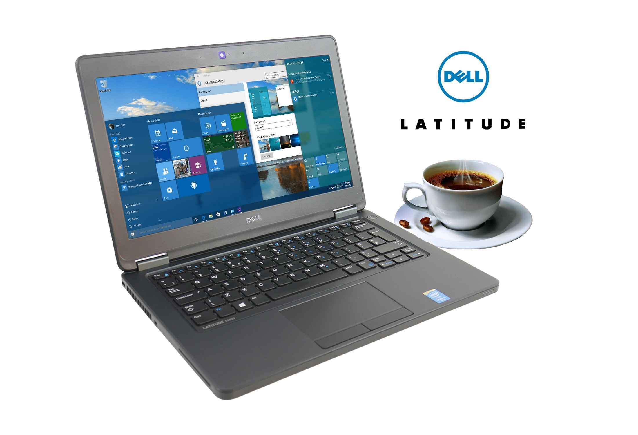 Dell Latitude E5250  core i5-5300U 8GB RAM 256GB SSD Camera