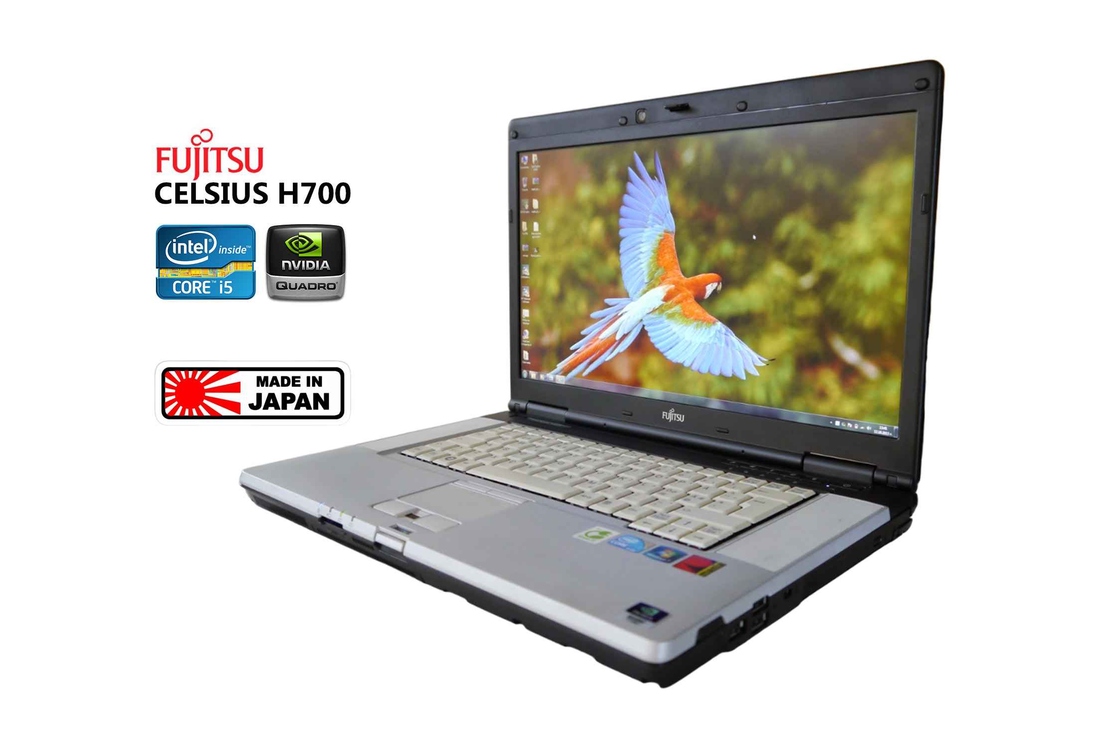 FUJITSU Celsius H700 i5-540M 6GB RAM  FHD Quadro FX880M Camera