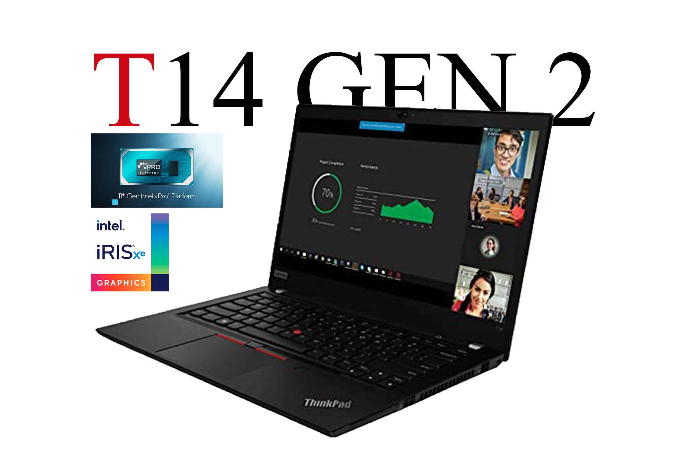 Lenovo Thinkpad T14 Gen2 i5-1145G7 Intel irisX Graphics