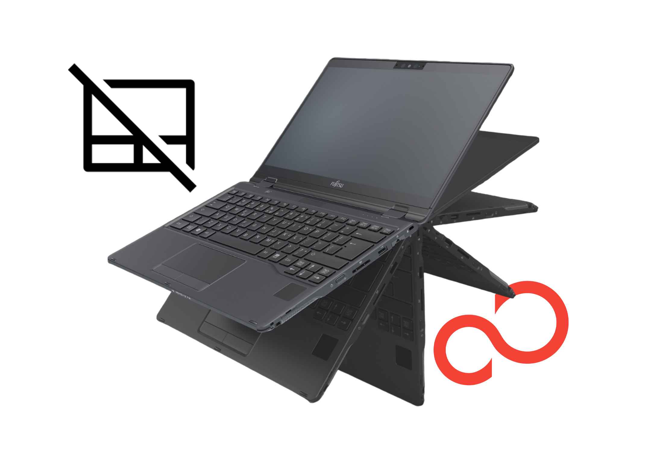 Fujitsu LifeBook U939x Tablet i5-8265U Touch+Digitizer 16GB RAM No Touchpad No Pen