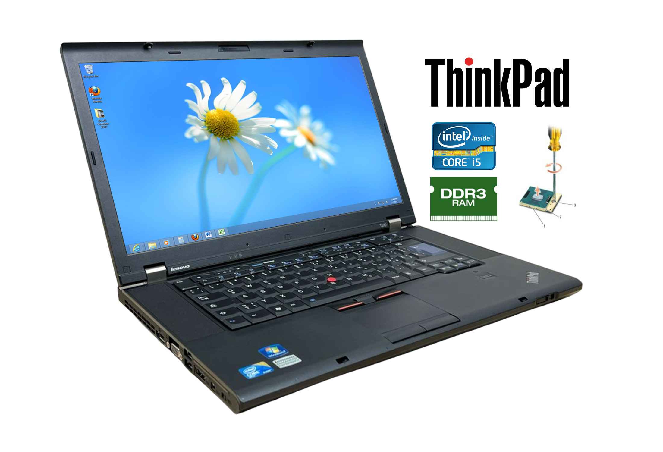 Lenovo Thinkpad T510 i5-520M 6GB RAM 1600x900