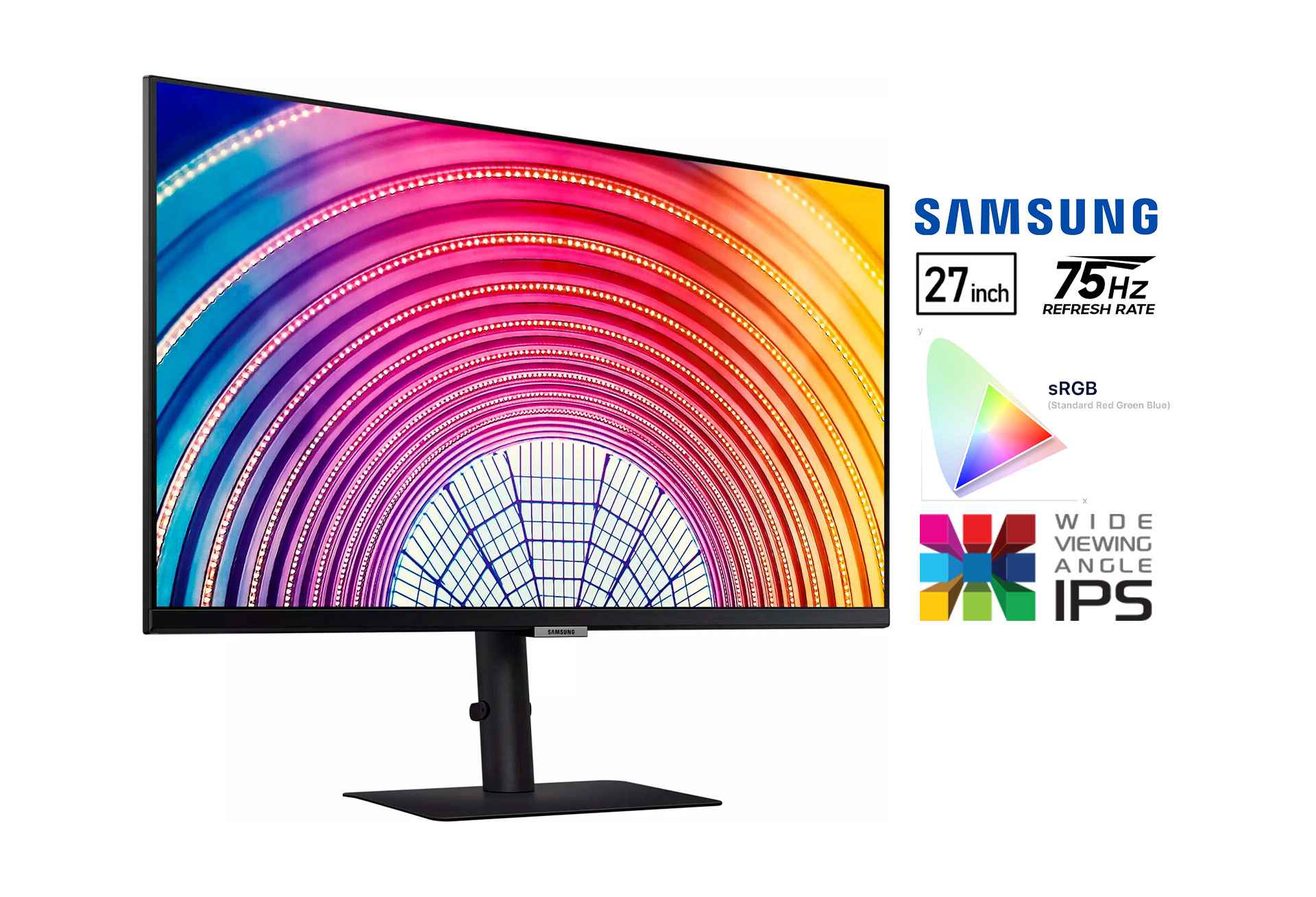 Samsung LS27A600U 27-inch 2K IPS 75Hz HDR10