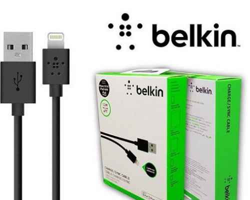 Belkin 8 Pin Original Charge Sync Cable iPhone 5, iPad mini, iPad