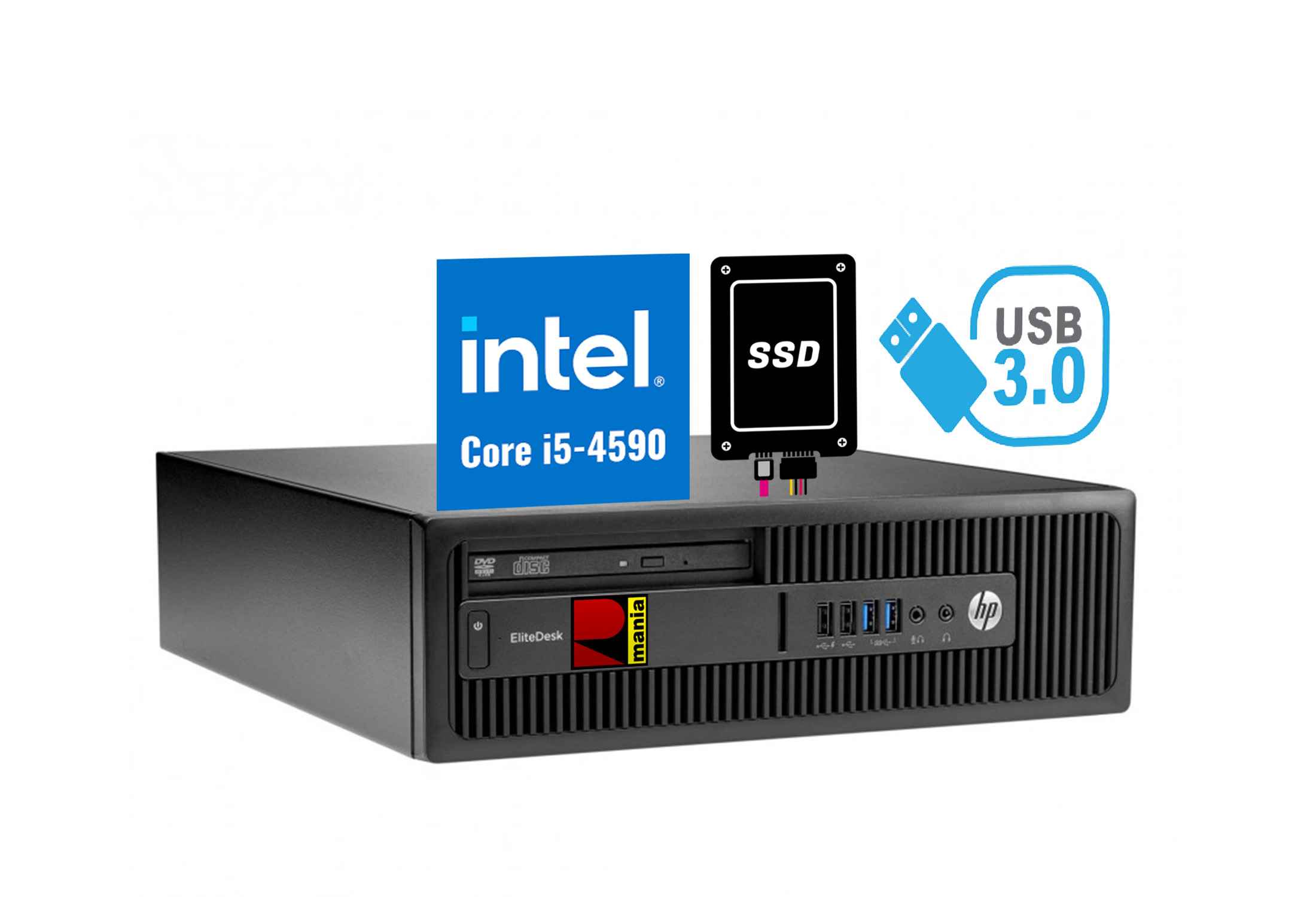 HP EliteDesk 800 G1 SFF Core i5-4590 16GB RAM SSD