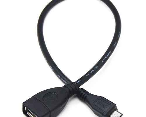 Micro 5pin to USB Female OTG Data Cable