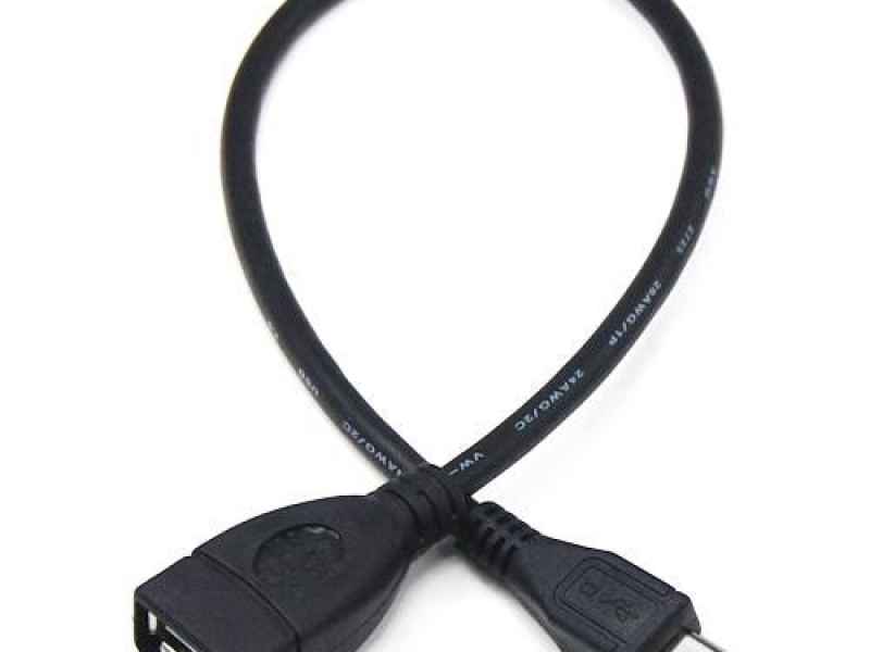 Micro 5pin to USB Female OTG Data Cable