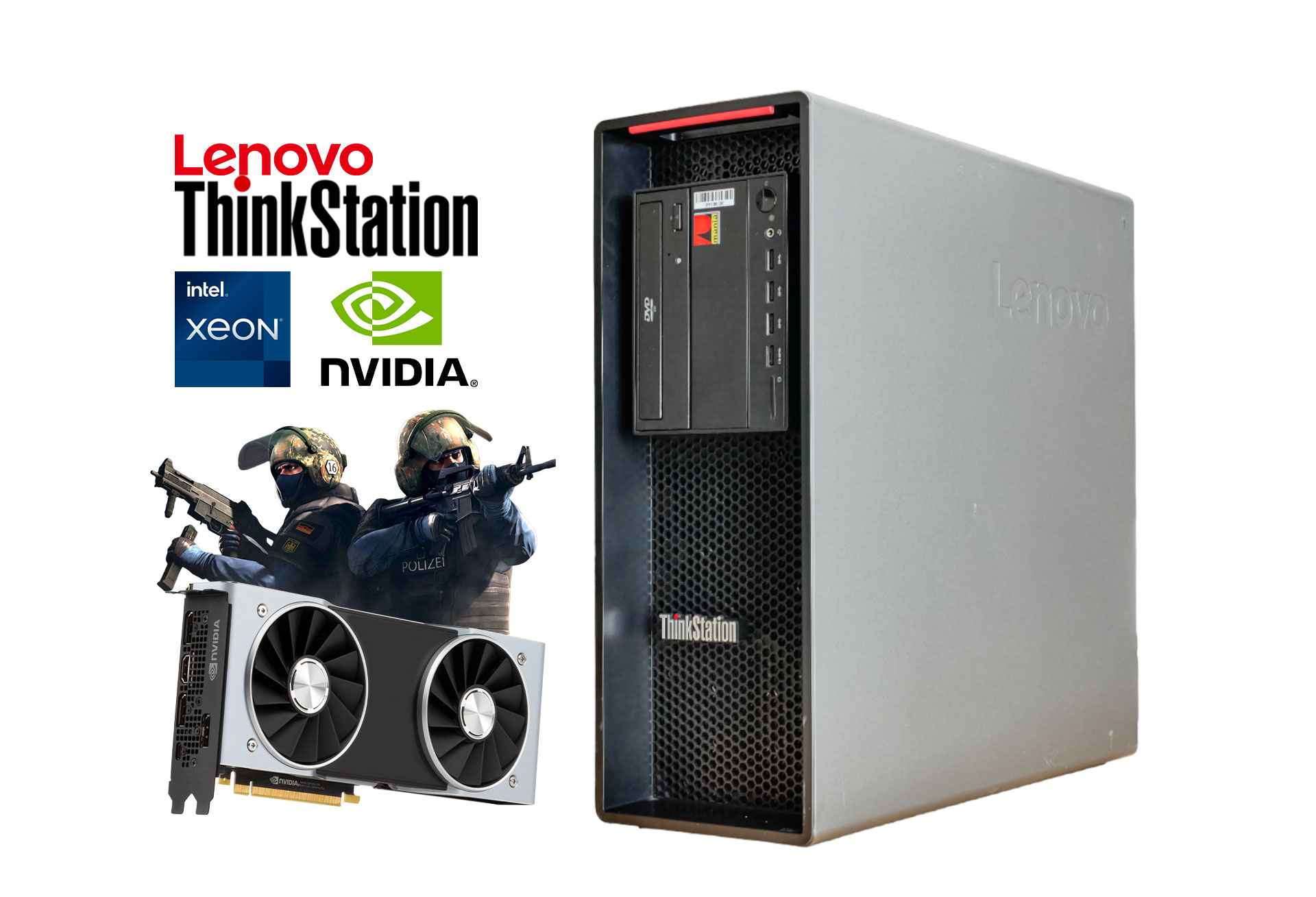 Lenovo Thinkstation P520 W-2133 32GB DDR4 NVMe  RTX 5060