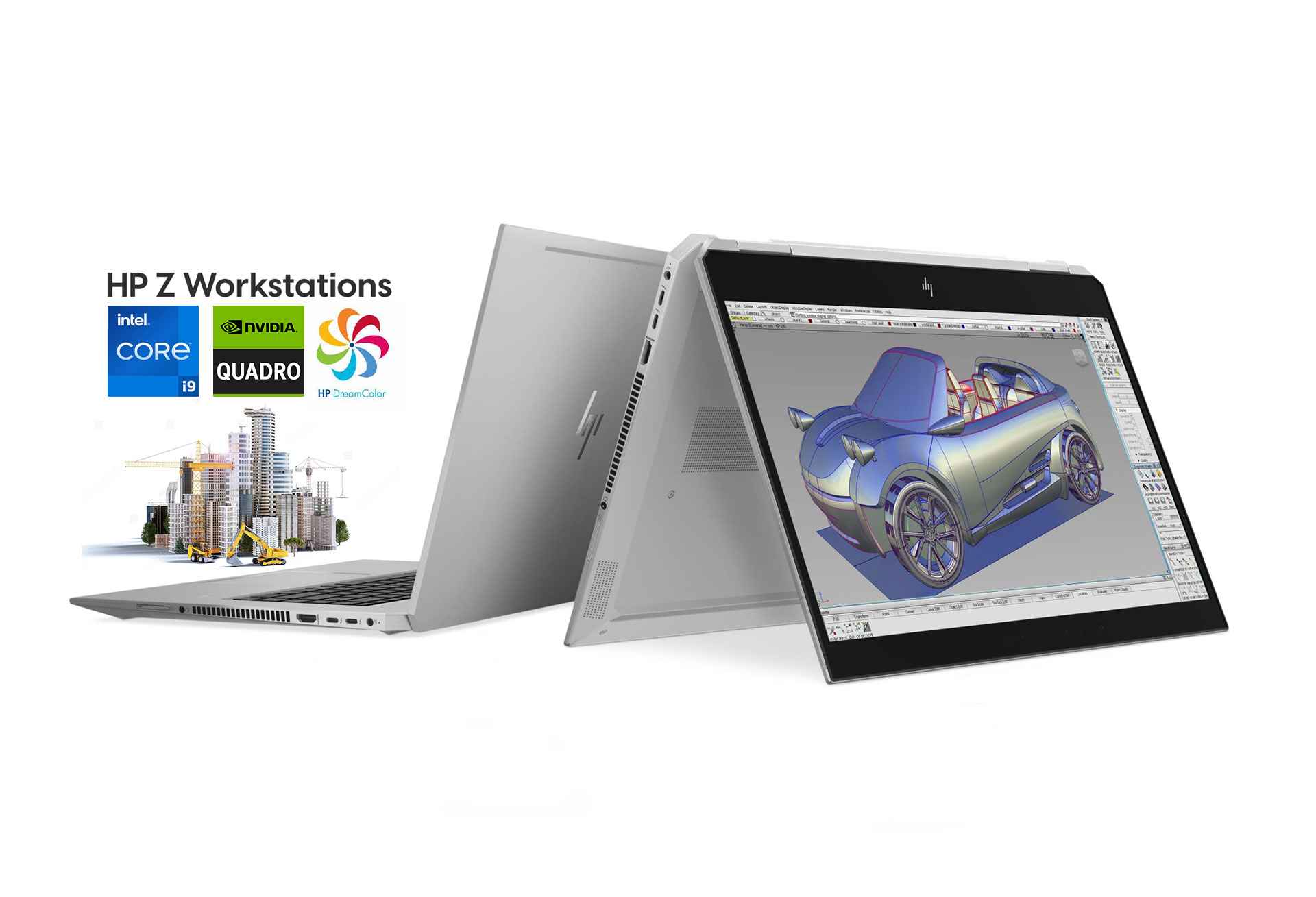 HP Zbook Studio X360 15 G5 i9-9880H 4K IPS Dream Color Touch Wacom