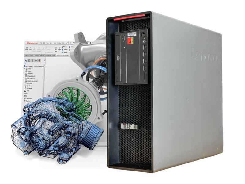 Lenovo ThinkStation P520, Xeon W-2125, Quadro P2000