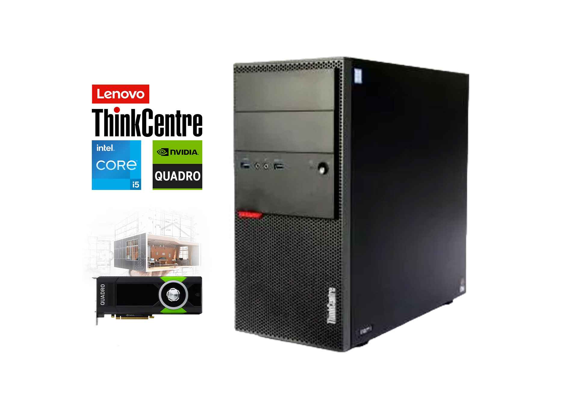 Lenovo ThinkCentre M900  i5-6500 16GB RAM SSD Quadro P400