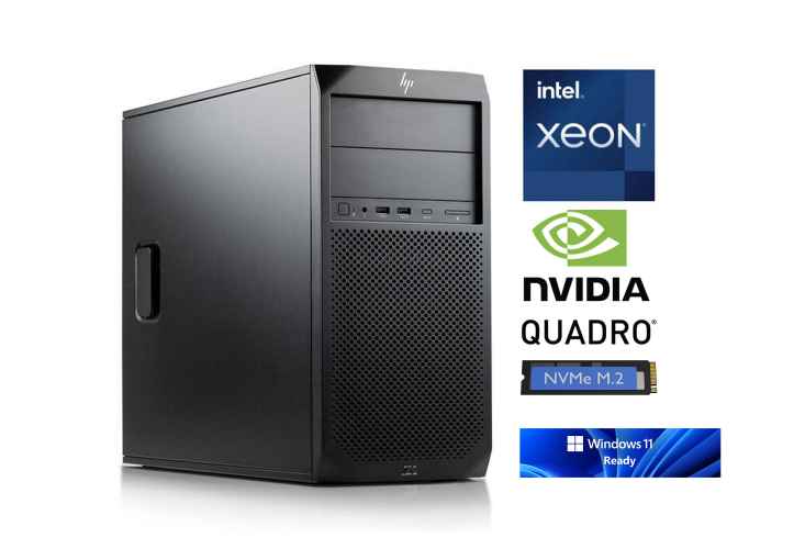 HP Z2 G4 Workstation Xeon E-2144G NVMe Quadro P2000