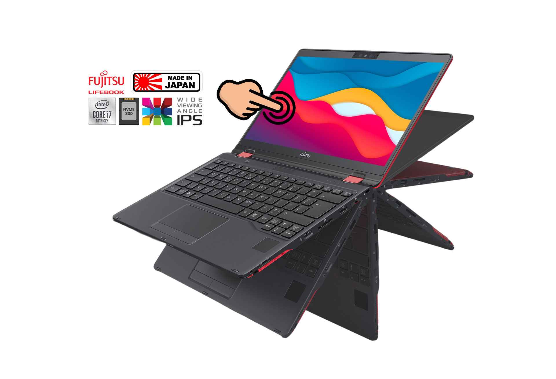 Fujitsu LifeBook U9310X Tablet i7-10610U 16GB RAM Digitizer + Touch IPS