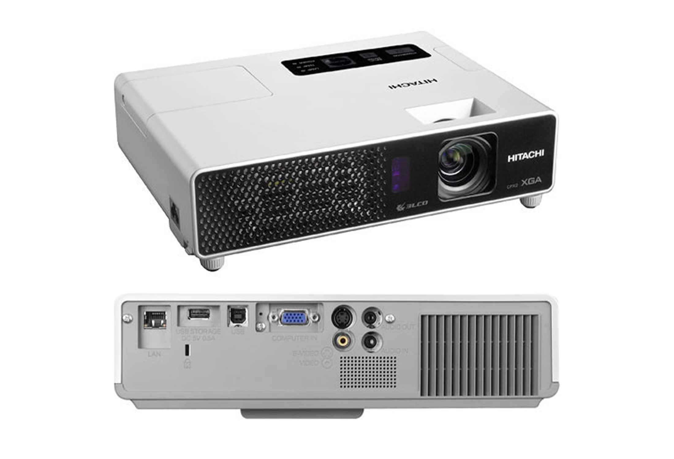 HITACHI CPX2 Projector 3LCD 2000 ANSI Lumens