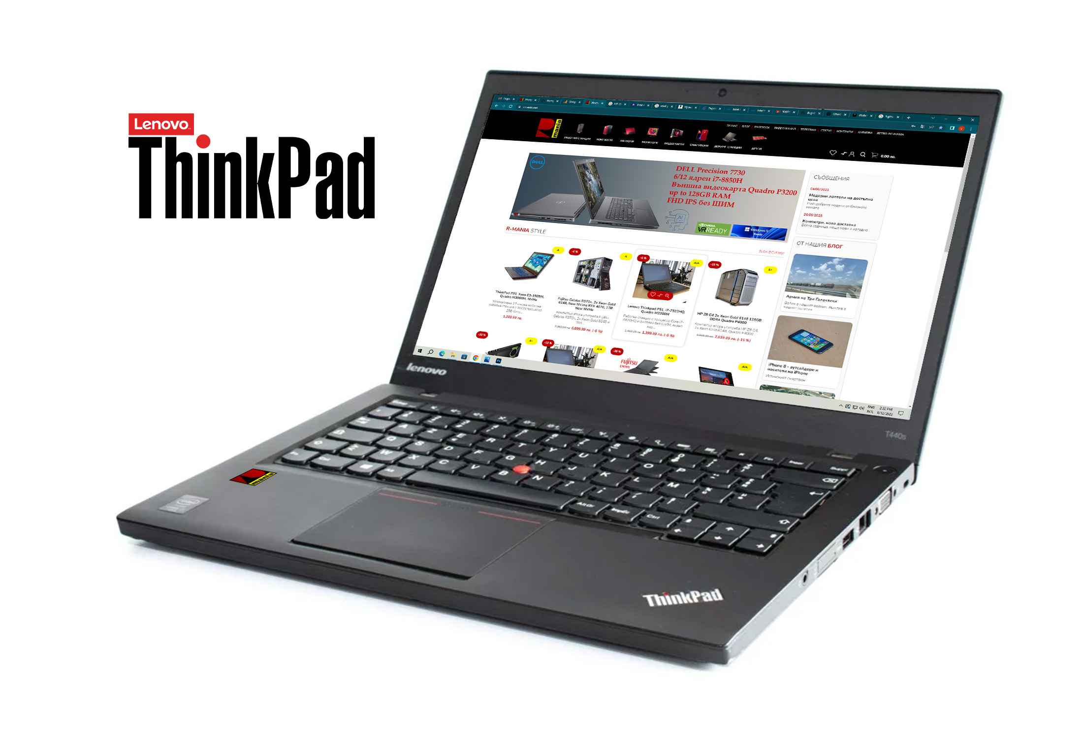 Lenovo Thinkpad T440s, Core i5-4300U, HD 4400, Camera