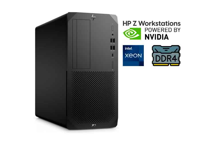 HP Z2 G5 Workstation Xeon W-1250 NVMe Quadro P400