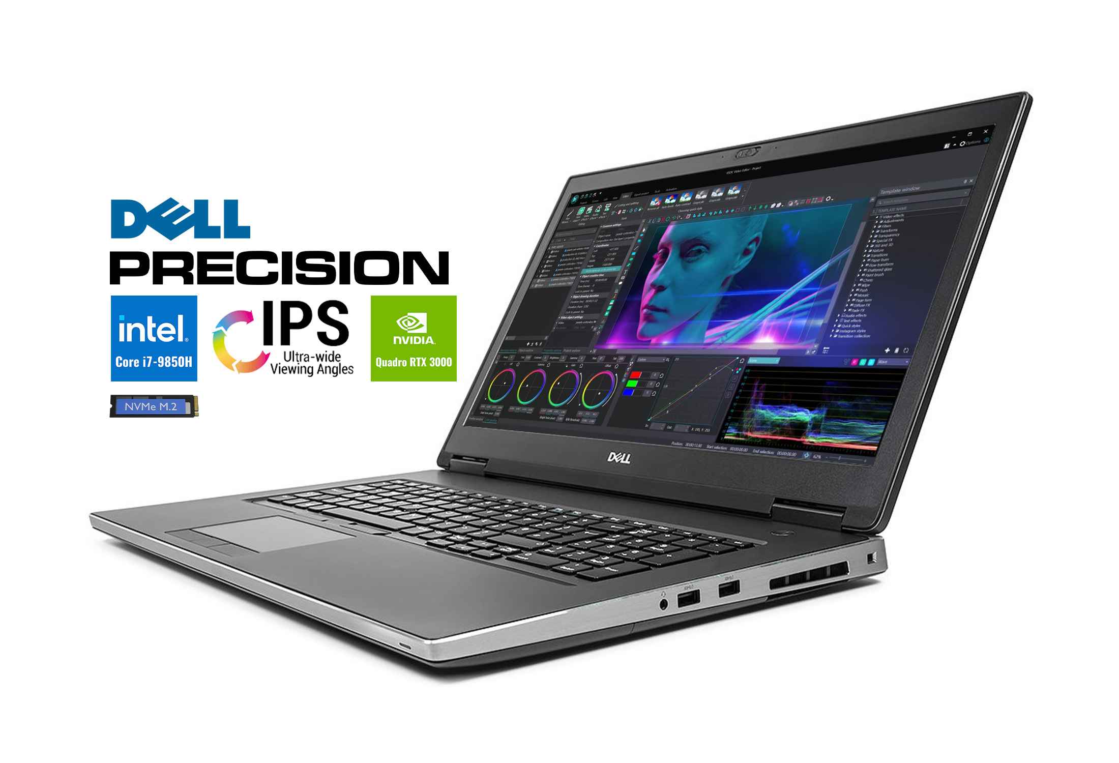 Dell Precision 7740 i7-9850H 32GB RAM NVMe IPS RTX 3000