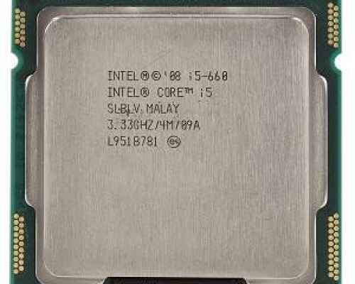 Intel Core i5-660, 3.33Ghz