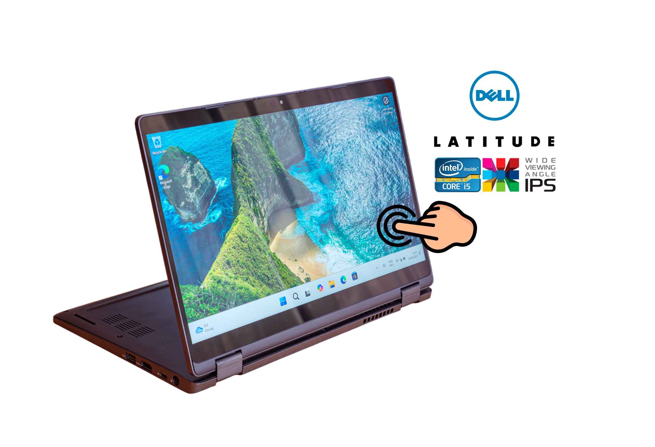 Dell Latitude 5300 2 in 1 i5-8265U 16GB RAM NVMe FHD IPS Touch Camera