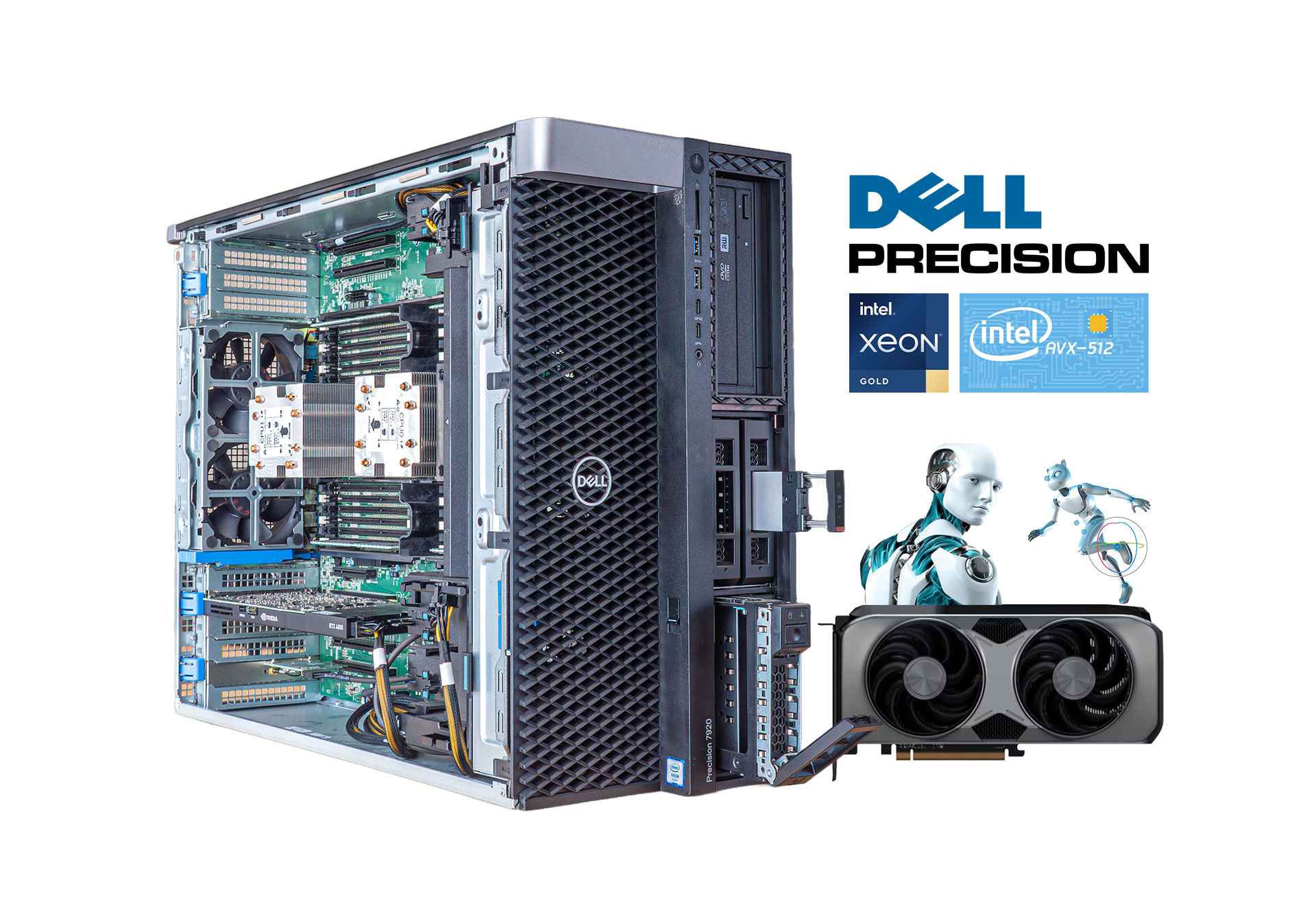 Dell Precision 7920 2x Xeon GOLD 5218 256GB DDR4 RAM RTX 2080Ti WiFi
