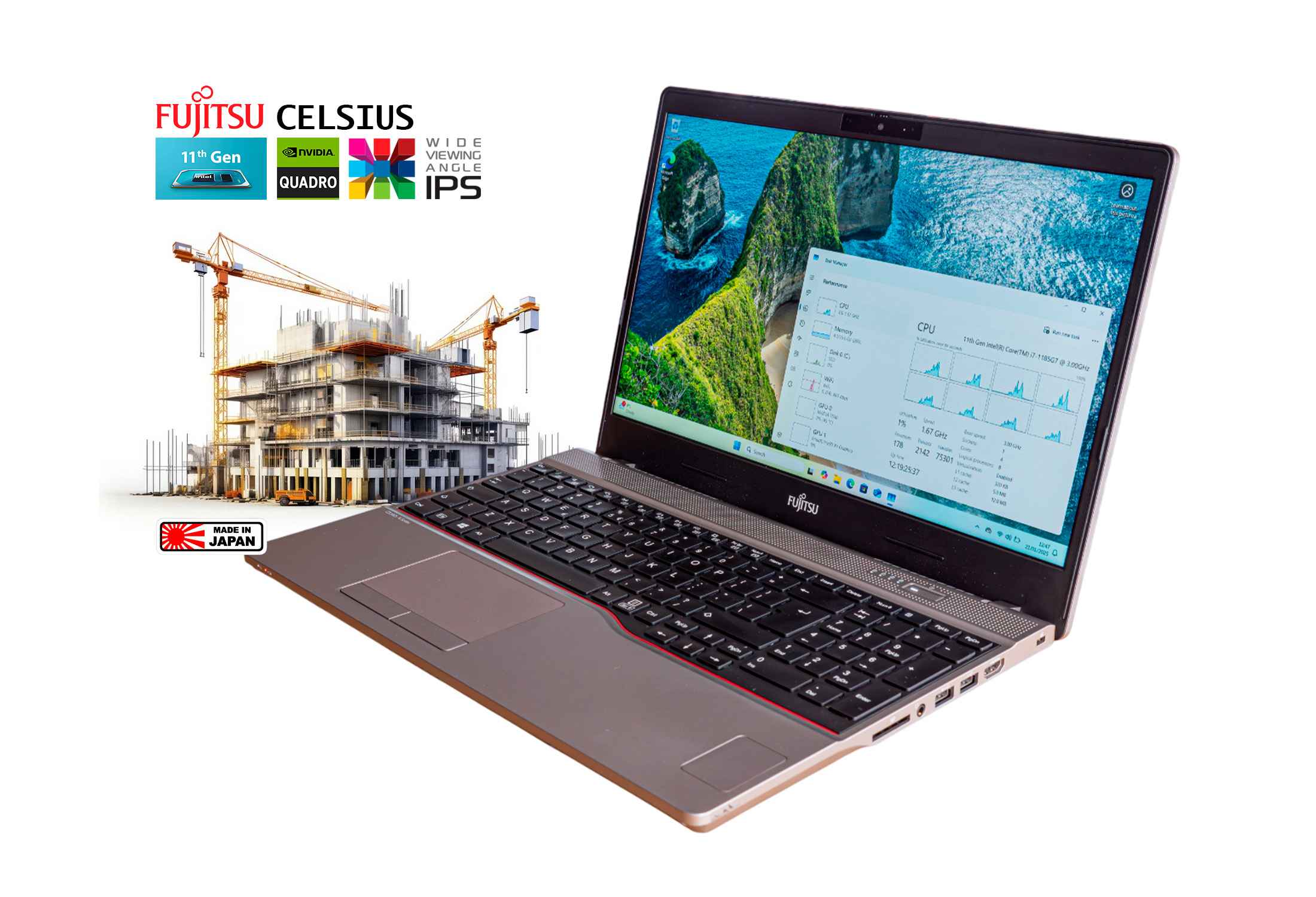 Fujitsu Celsius H5511 i7-1185G7 NVMe IPS Quadro T500 Camera-wCcKN.jpeg