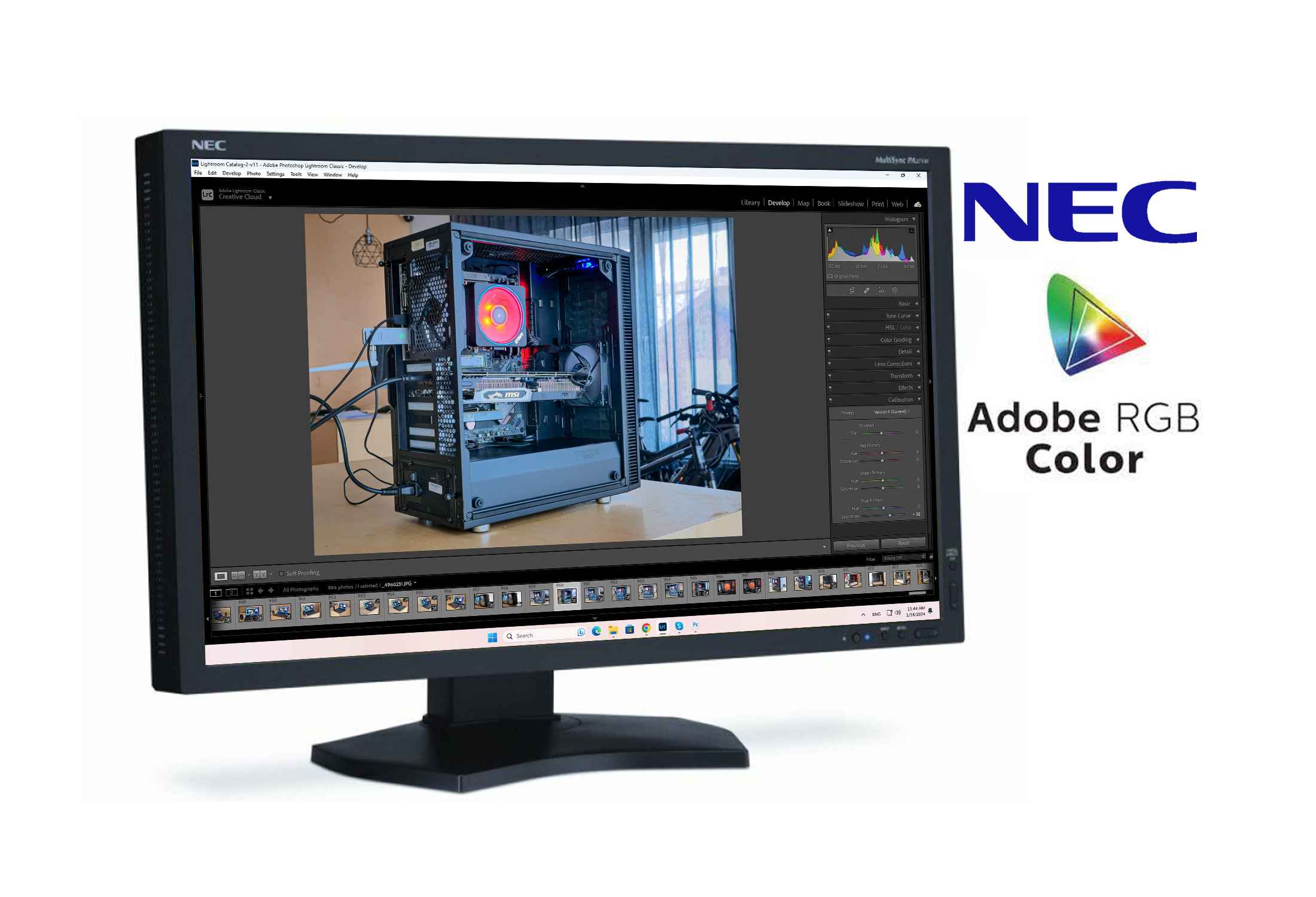 NEC MultiSync PA271W-BK 27-inch H-IPS 2560x1440 AdobeRGB